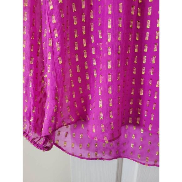 Lilly Pulitzer Silk Colby Top size M MSRP $168 - Picture 7 of 9